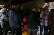 Heilige Messe auf der Baustelle zum 4. Advent (Foto: Karl-Franz Thiede)